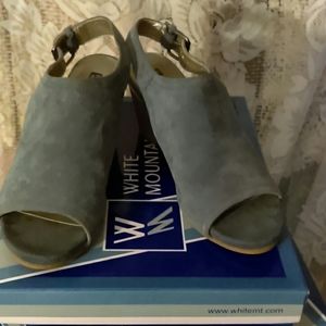 White Mountain peeptoe bootie